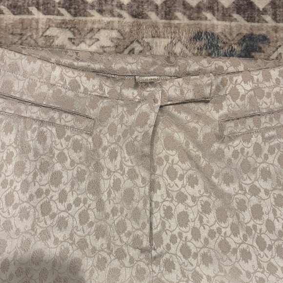 Express Beige Textured Trousers - Picture 4 of 5